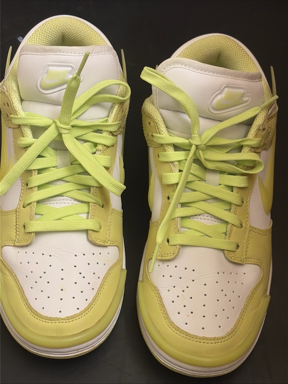 Nike Women's Dunk Low White Twist Lemon Green DZ2794-700 Size 9.5  No Box